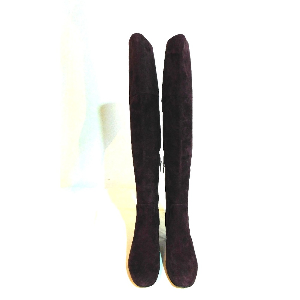 NEW Sam Edelman Elina Burgundy Over the Knee Boot - Picture 2 of 8